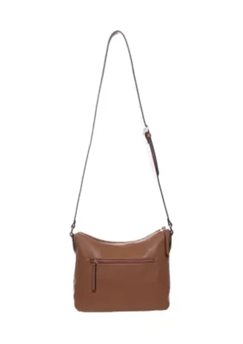 Mixed Media Crossbody Bag