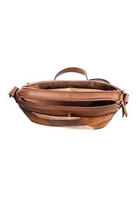 Mixed Media Crossbody Bag