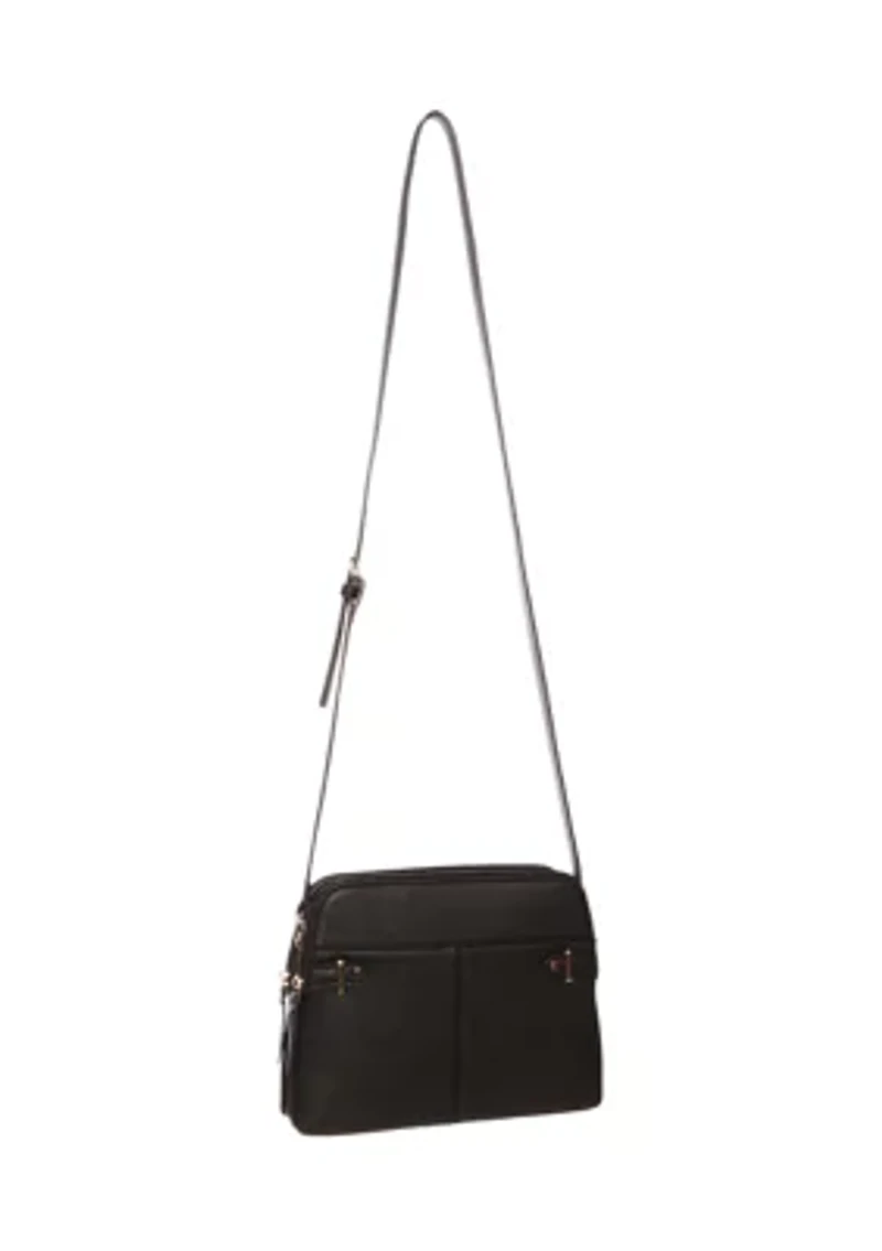 Triple Compartment Crossbody