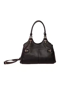 Triple Comp Satchel Bag