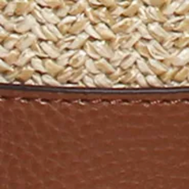 Straw Bucket Crossbody