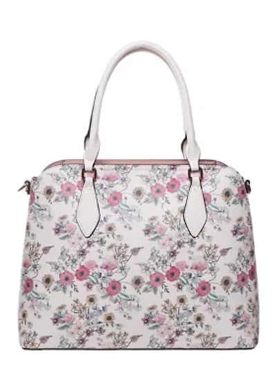Floral Satchel Bag