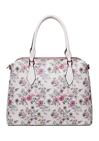 Floral Satchel Bag