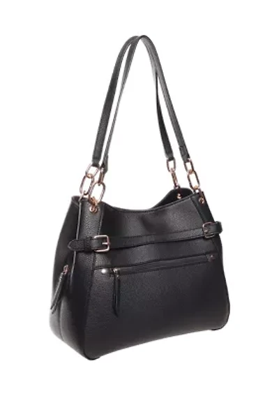 Pebble Belted Shoulder Bag