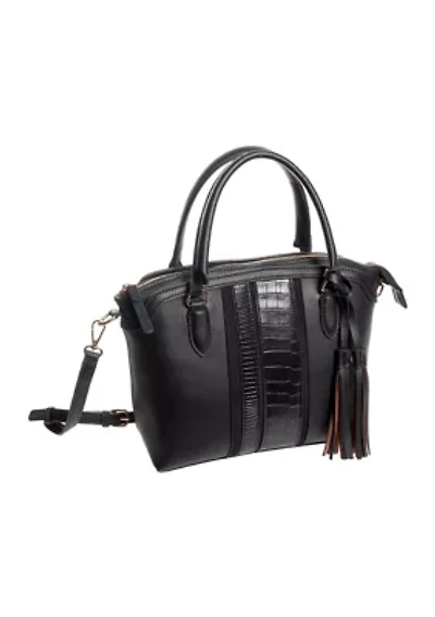 Mix Media Panel Satchel