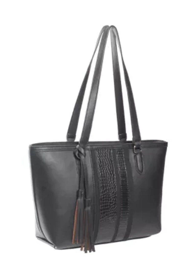 Mix Media Panel Tote