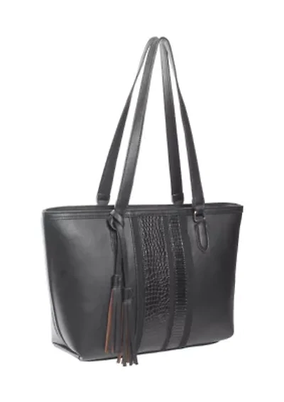 Mix Media Panel Tote
