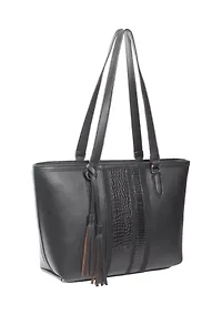 Mix Media Panel Tote