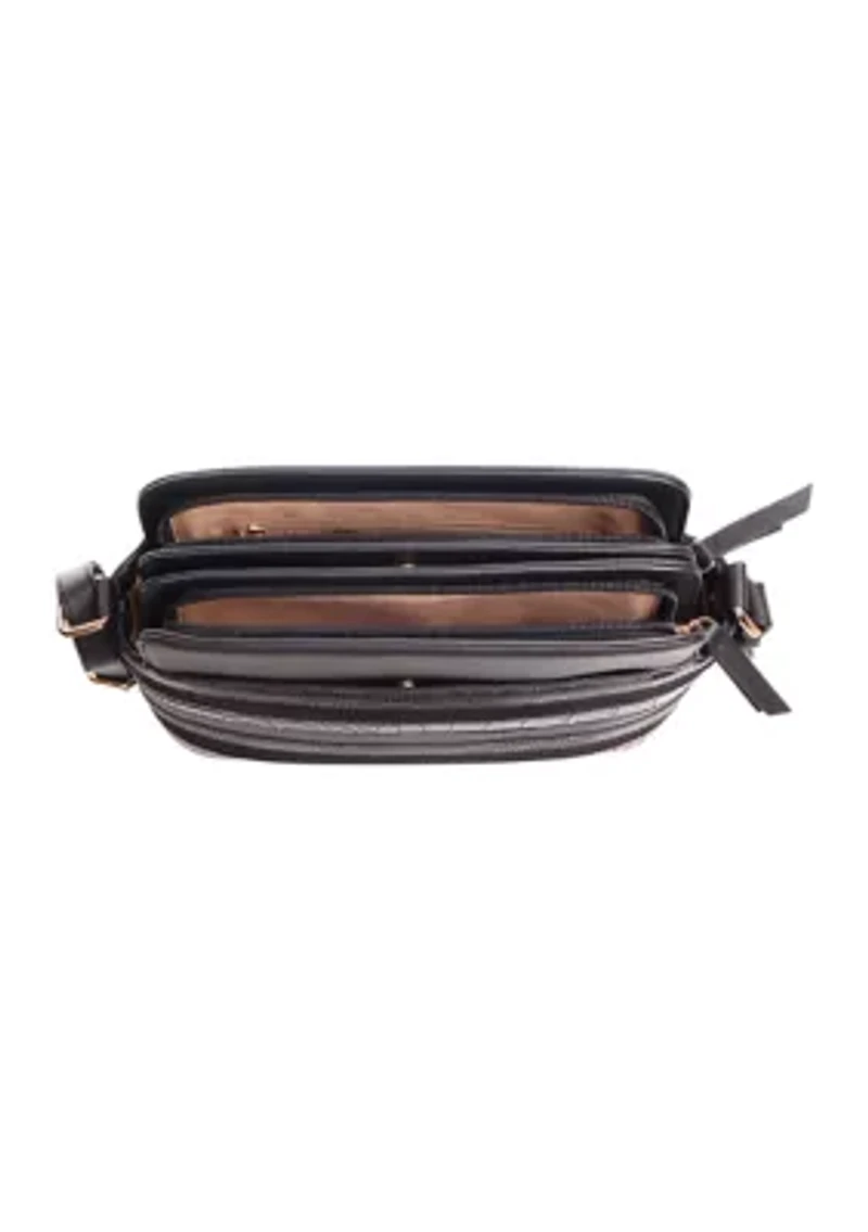 Mix Media Crossbody Bag