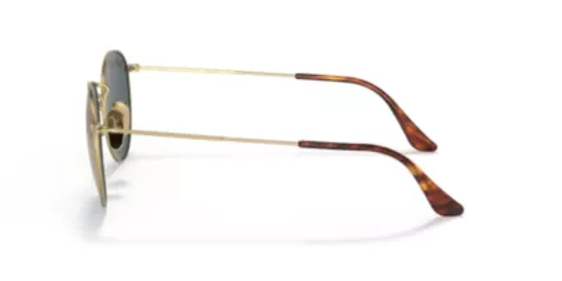 RB8247 Round Titanium Polarized Sunglasses