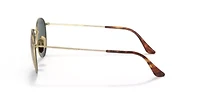RB8247 Round Titanium Polarized Sunglasses