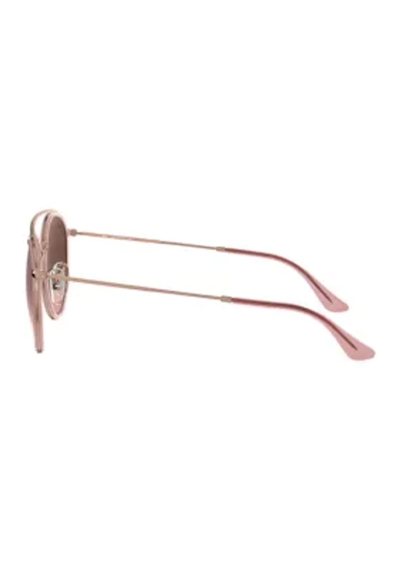 RB3647N Round Double Bridge Sunglasses