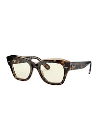 RB2186 State Street Blue-Light Clear Evolve Sunglasses