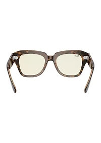 RB2186 State Street Blue-Light Clear Evolve Sunglasses