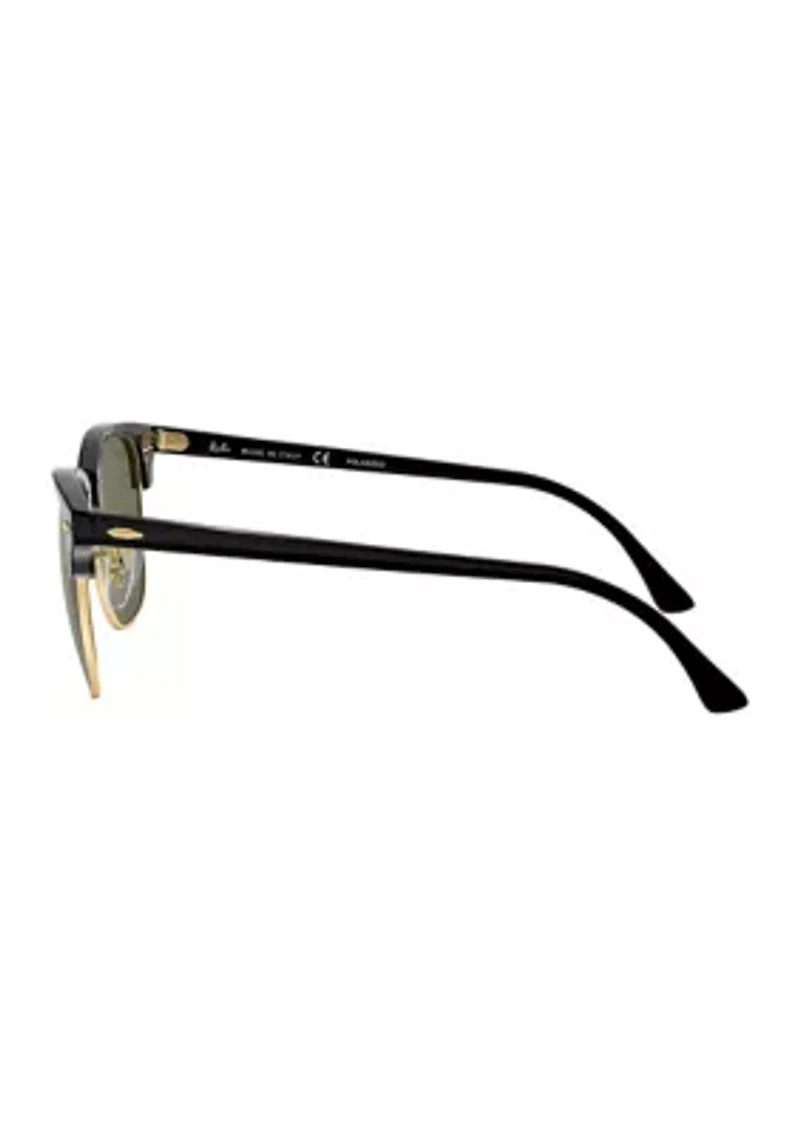 RB3016 Clubmaster Classic Polarized Sunglasses