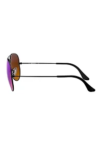 RB3025 Aviator Flash Lenses Gradient Sunglasses