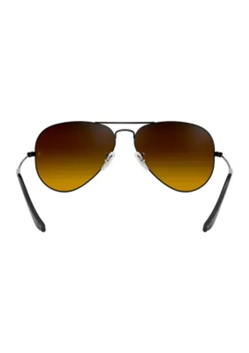 RB3025 Aviator Flash Lenses Gradient Sunglasses