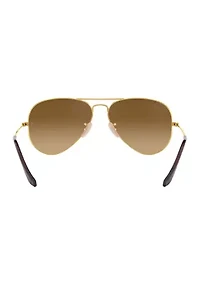 RB3025 Aviator Gradient Polarized Sunglasses