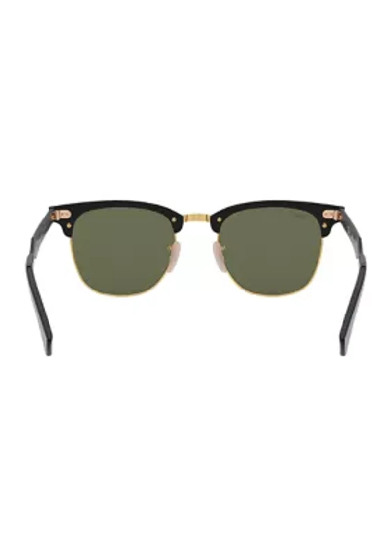 RB3507 Clubmaster Aluminum Polarized Sunglasses