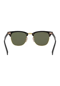 RB3507 Clubmaster Aluminum Polarized Sunglasses
