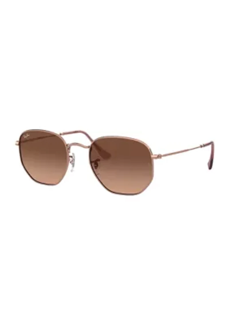 RB3548N Hexagonal Flat Lenses Sunglasses