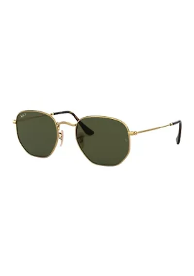 RB3548N Hexagonal Flat Lenses Polarized Sunglasses