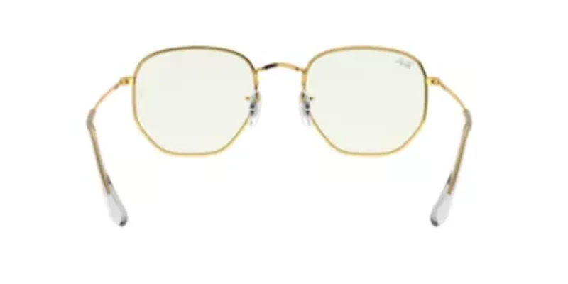 RB3548 Hexagonal Blue-Light Clear Sunglasses