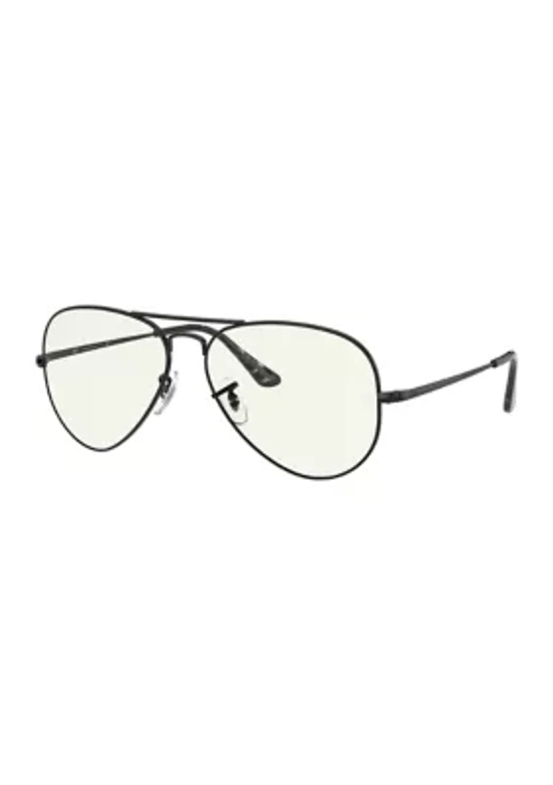 RB3689 Blue-Light Clear Sunglasses