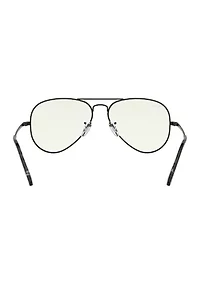 RB3689 Blue-Light Clear Sunglasses