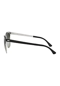 RB3716 Clubmaster Metal Sunglasses