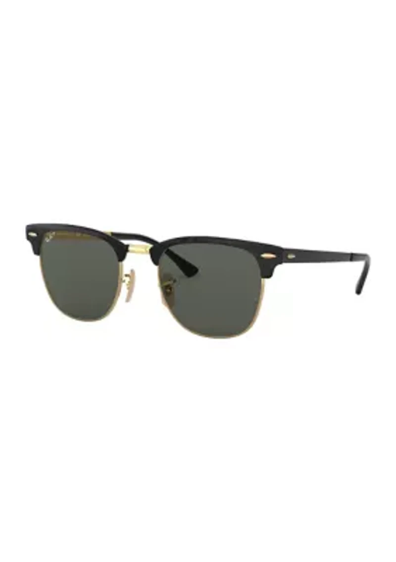RB3716 Clubmaster Metal Polarized Sunglasses