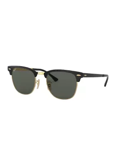 RB3716 Clubmaster Metal Polarized Sunglasses