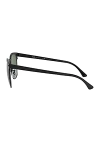 RB3716 Clubmaster Metal Polarized Sunglasses