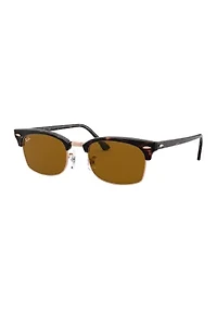 RB3916 Clubmaster Square Legend Gold Sunglasses