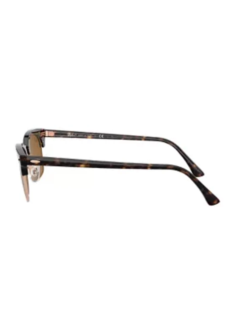 RB3916 Clubmaster Square Legend Gold Sunglasses