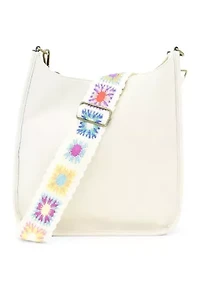 Hobo Bag with Crochet Strap