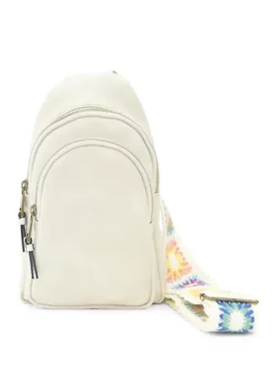 Sling Crossbody with Crochet Strap