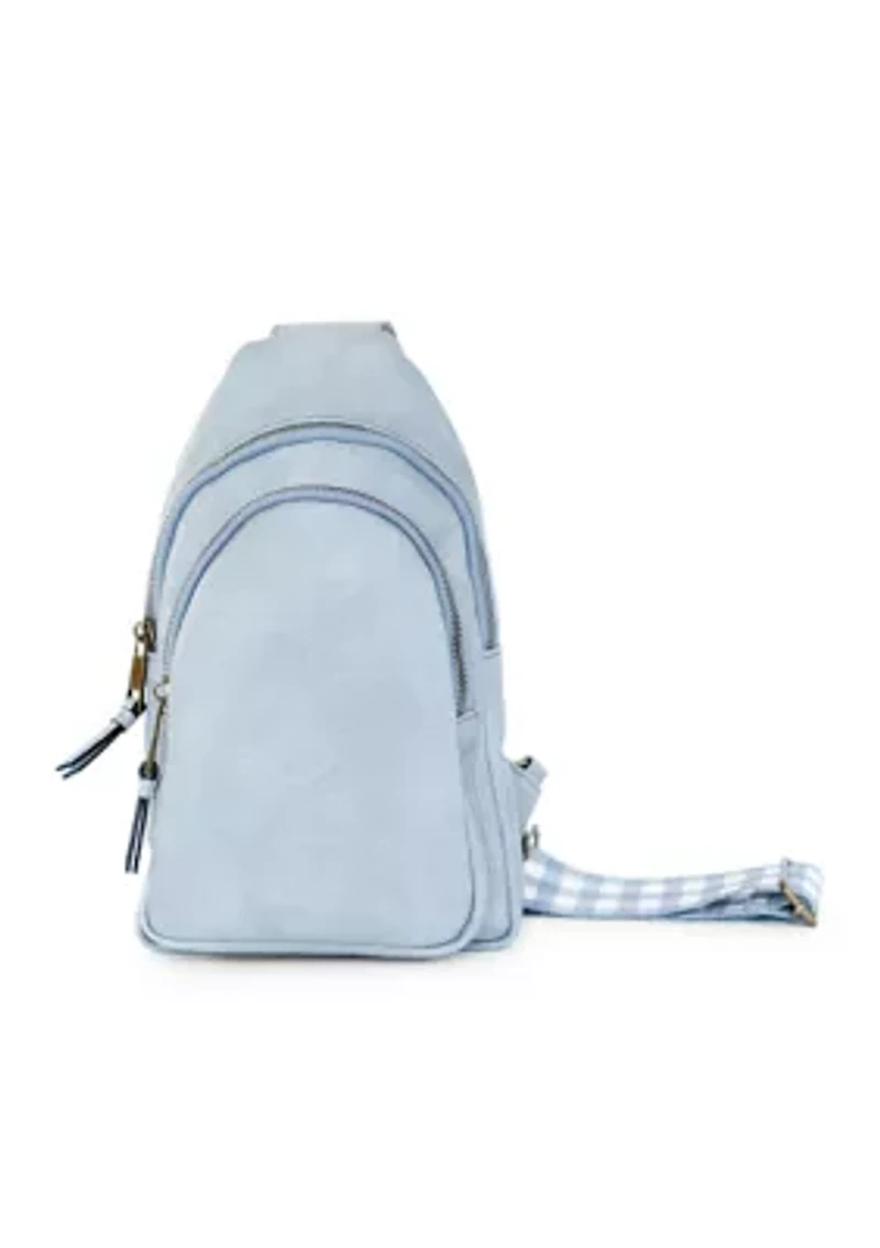 Denim Sling Crossbody Bag