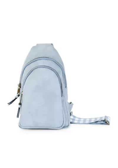Denim Sling Crossbody Bag