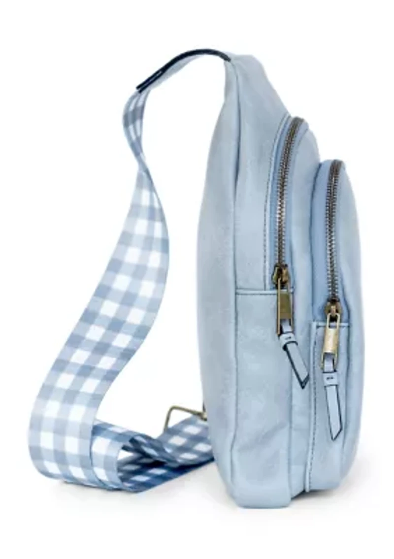 Denim Sling Crossbody Bag