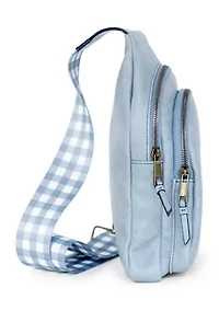 Denim Sling Crossbody Bag