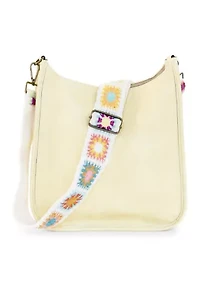 Hobo Bag with Crochet Strap