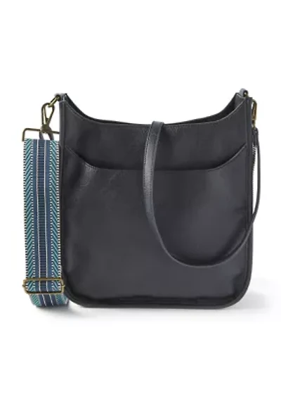 Hobo Bag with Crochet Strap