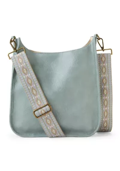 Large Hobo Bag with Guitar Strap