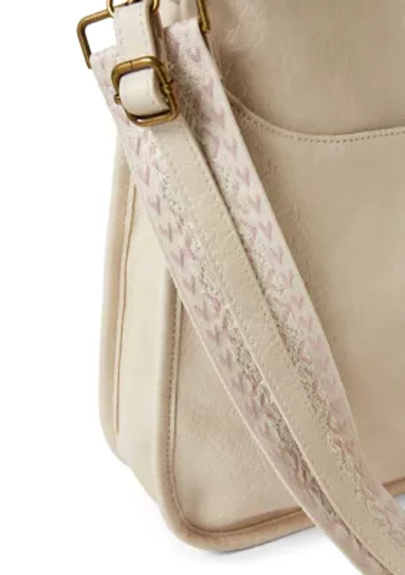 Large Hobo Bag with Guitar Strap