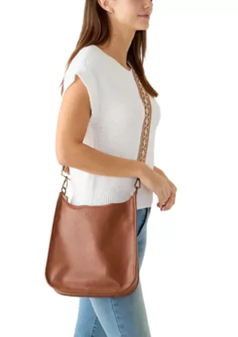 Large Hobo Bag with Guitar Strap