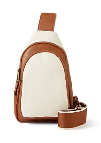 Canvas Sling Crossbody Bag