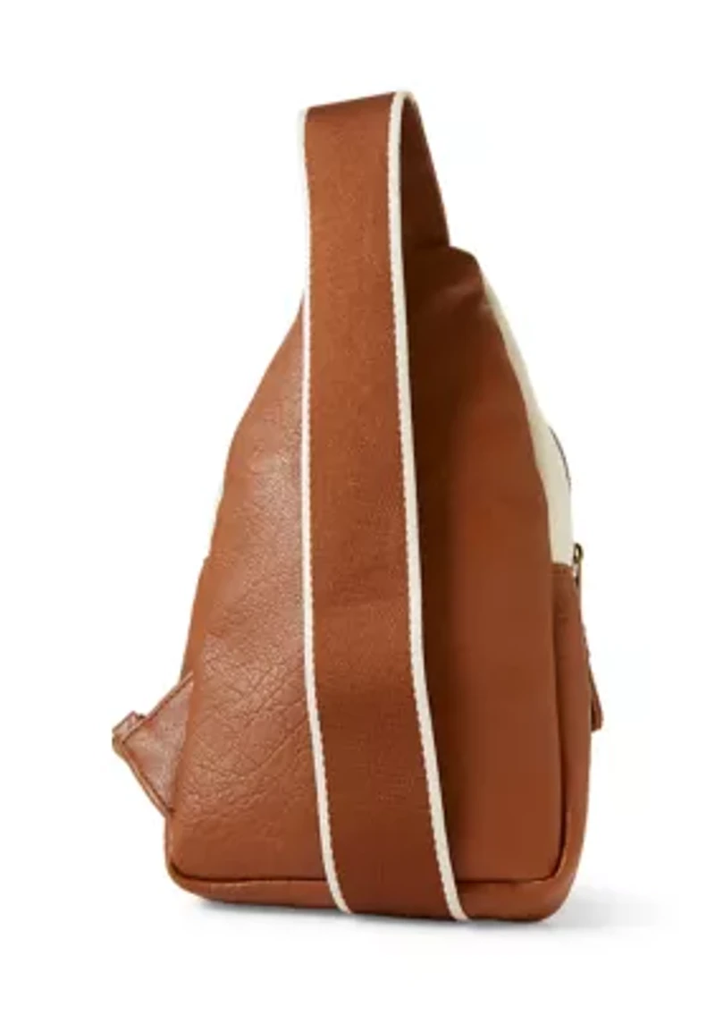Canvas Sling Crossbody Bag
