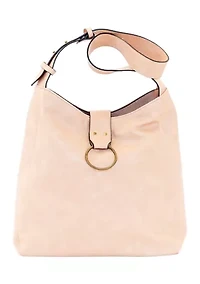 Hobo Bag with O-Ring Accent