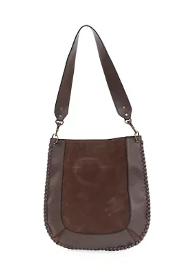 Whipstitched Hobo Bag